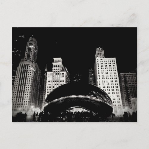 Chicagos Bean Postcard