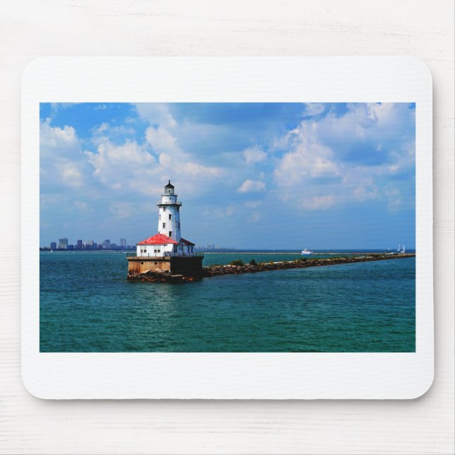 Chicago's Lighthouse Mouse Pad (Front)