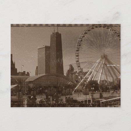 Chicago's Navy Pier Postcard