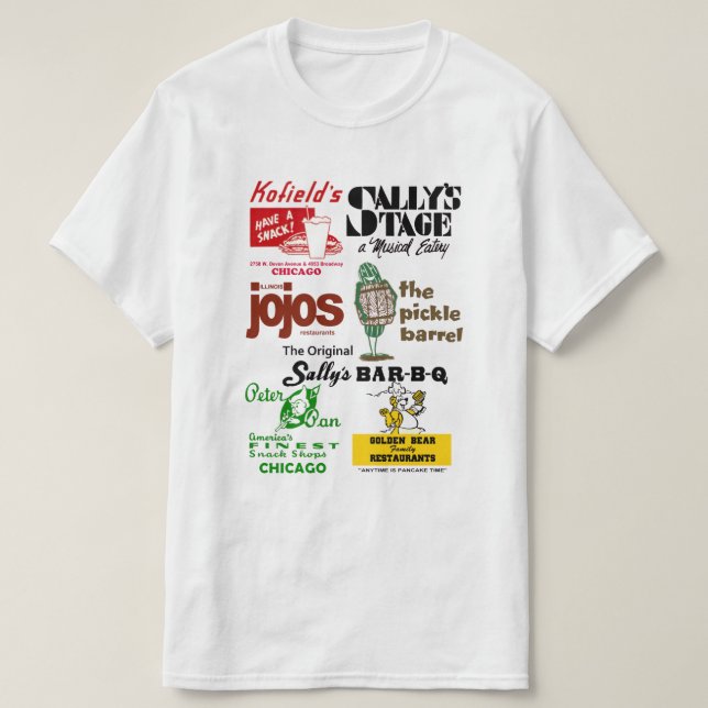 Chicago's West Ridge Community Restaurants T-Shirt (Design Front)
