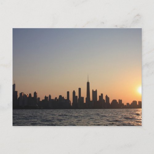 chicagosunset postcard