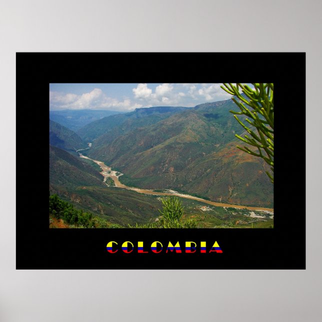 Chicamocha Colombia Poster (Front)