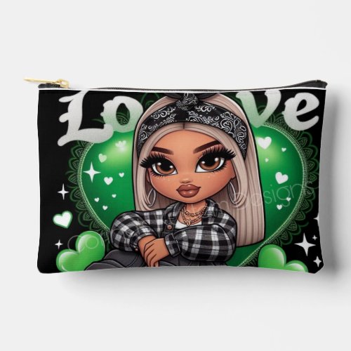 Chicana love makeup bag