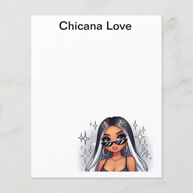 Chicana love paper (Front)