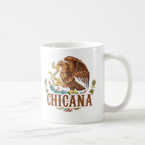 Chicana Mexico Coat of Arms Coffee Mug