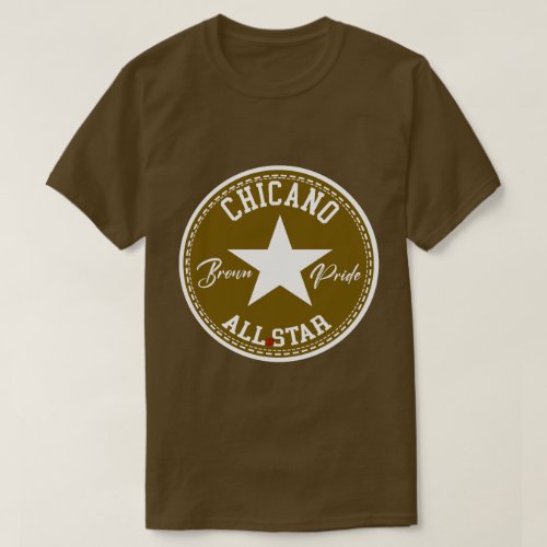 Chicano all star Brown Pride shirt tshirt