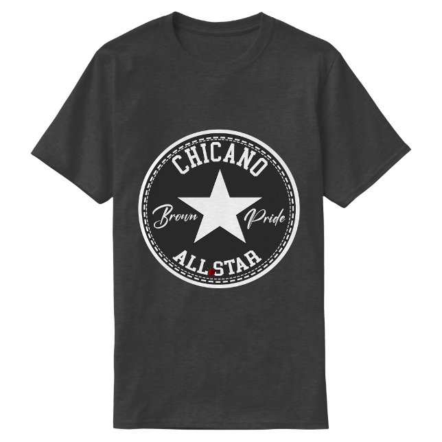 Chicano all star Brown Pride T-shirt (Chicano all star Brown Pride T-shirt)
