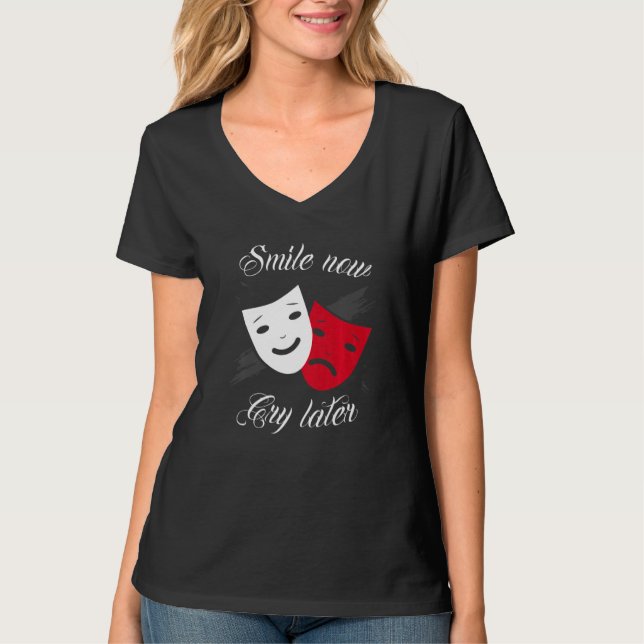 Chicano and chicana for Smile Now Cry Later Premiu T-Shirt (Front)
