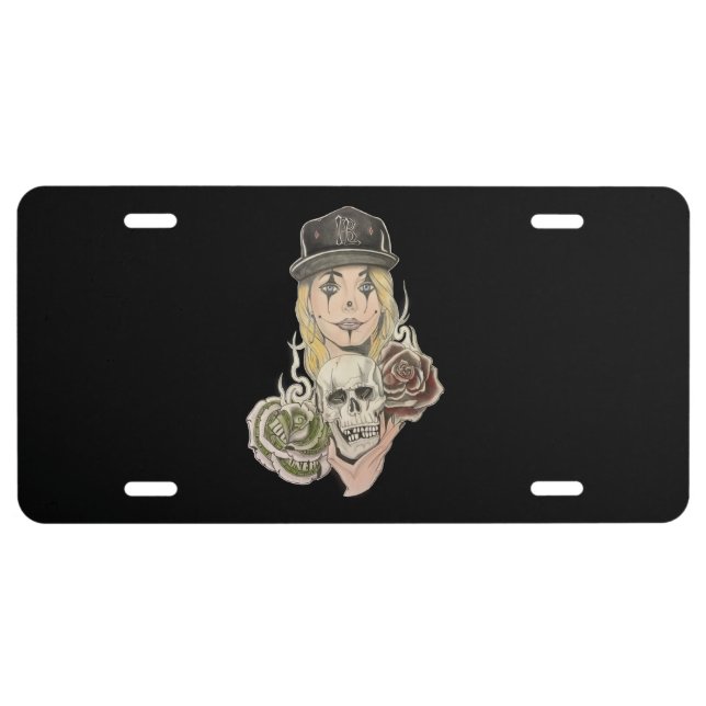 Chicano Art License Plate (Front)