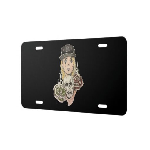 Chicano Art License Plate | Zazzle