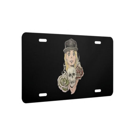 Chicano Art License Plate | Zazzle