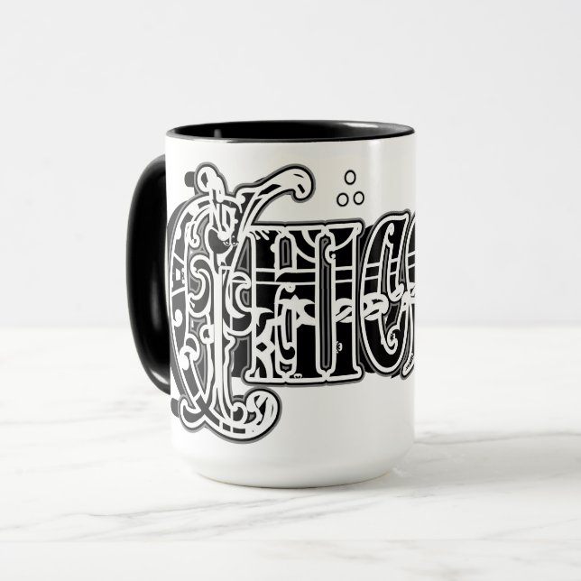 Chicano Bandana print Mug (Front Left)