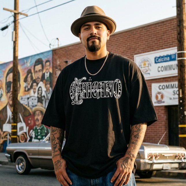 Chicano Bandana Print T-Shirt (Chicano Bandana Print T-Shirt)