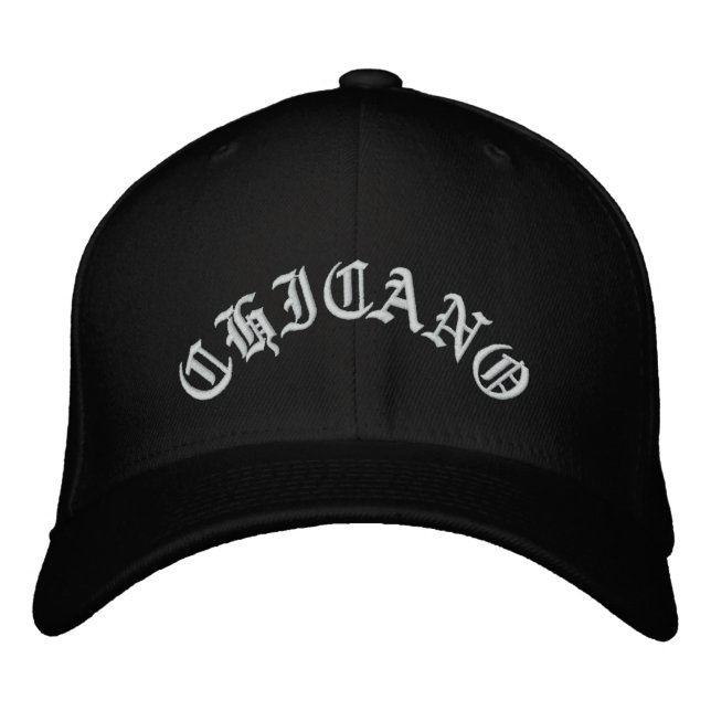 CHICANO EMBROIDERED BASEBALL HAT (Front)