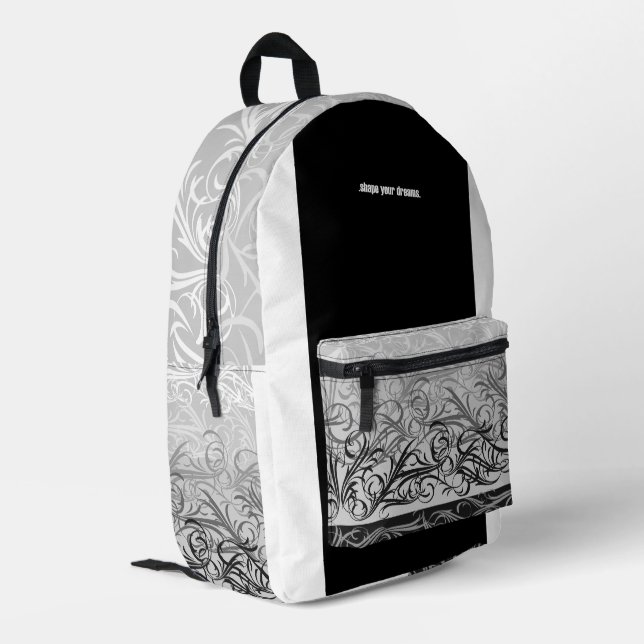 Chicano flourishing back pack (Back Corner Left)