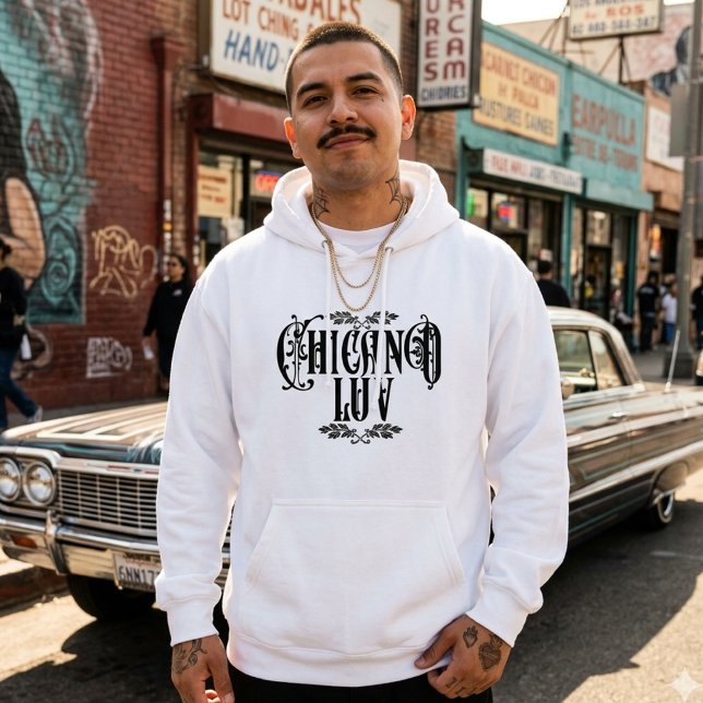 Chicano love pullover hoodie  (Chicano love pullover hoodie)
