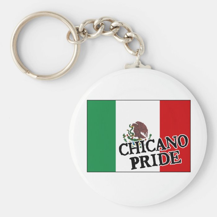 Chicano Pride Mexican Flag Key Chain