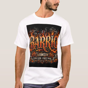 Chicano Street Art Tee - Barrio Fuego Urban Design