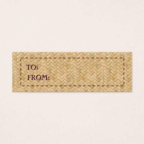 CHICEST RATTAN GIFT TAG