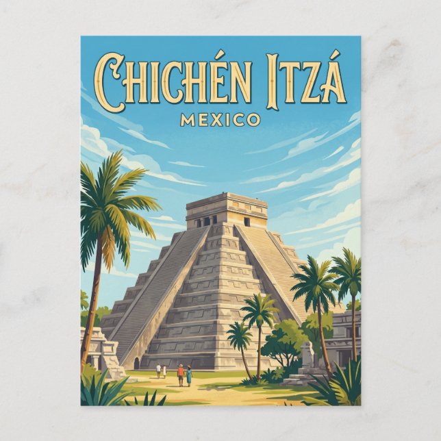 Chichén Itzá Archaeological Site Mexico Postcard (Front)