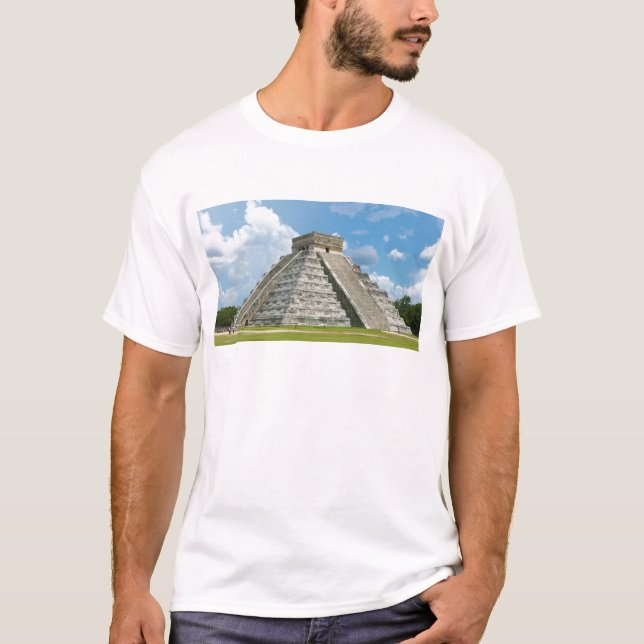 Chichen Itza El Castillo Pyramid of Kukulcan T-Shirt (Front)