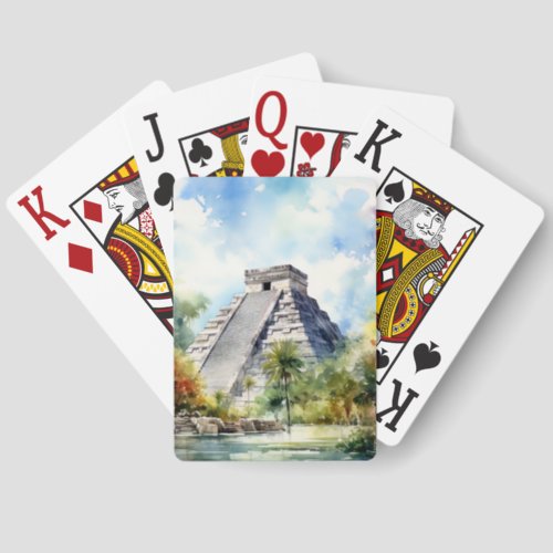 Chichen Itza Jumbo Poker Cards