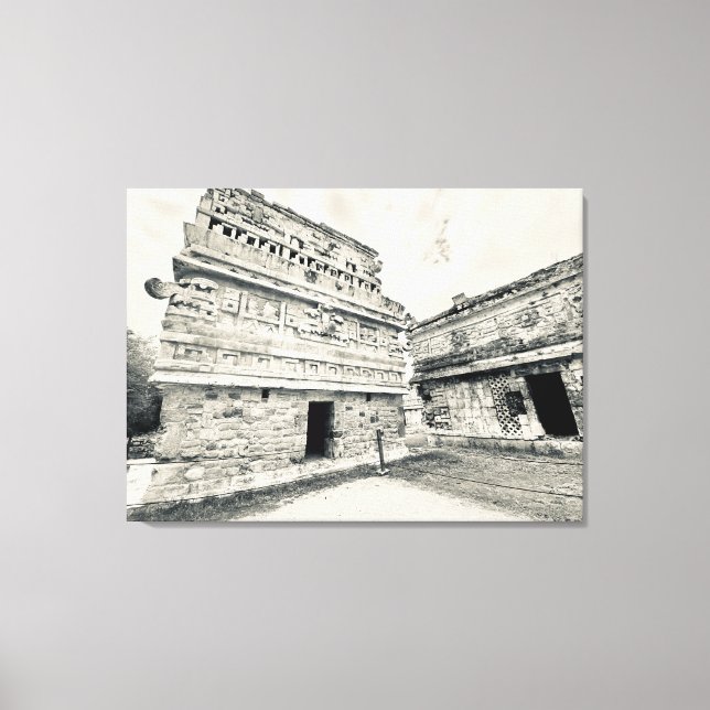 Chichén Itzá: La Iglesia (The Church) Canvas Print (Front)
