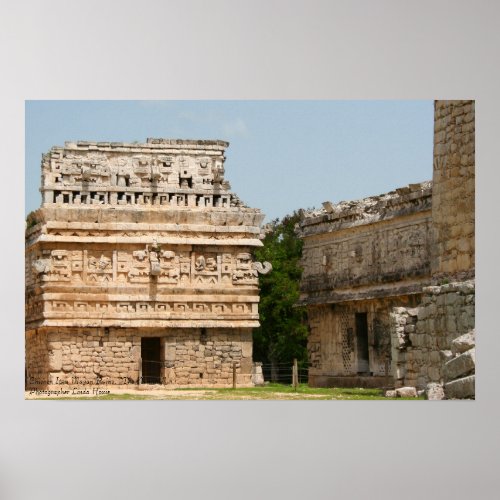 Chichen Itza Mayan Ruins The Nunnery Poster