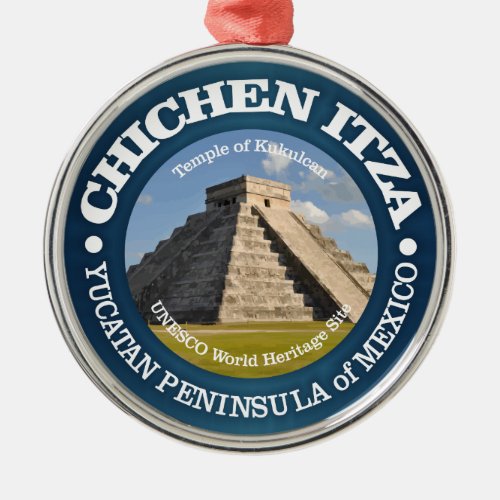 Chichen Itza Metal Ornament