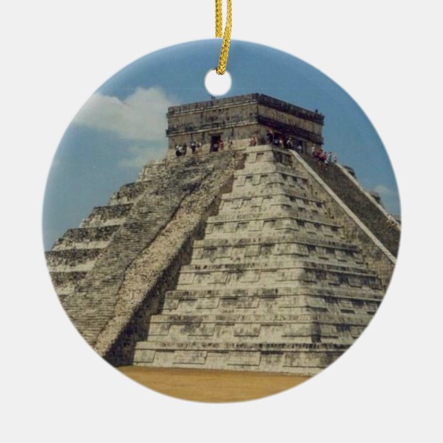 Chichen Itza- Mexico Ceramic Ornament (Front)