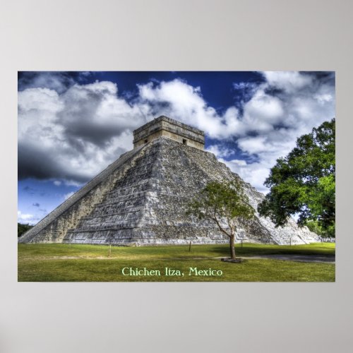 Chichen Itza Mexico Poster