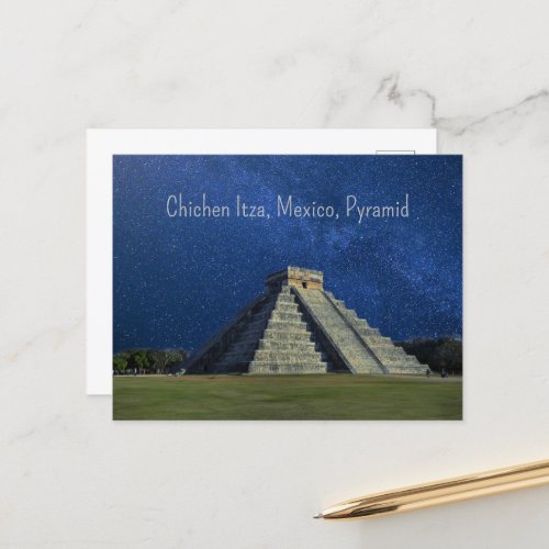 Chichen Itza Mexico pyramid Postcard
