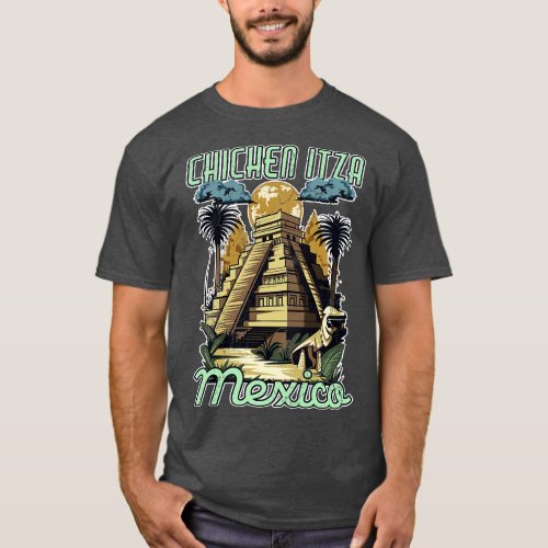 Chichen Itza Mexico Pyramids T_Shirt