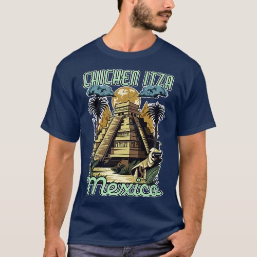 Chichen Itza Mexico Pyramids T_Shirt