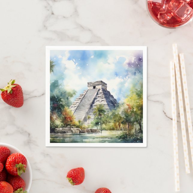 Chichen Itza Napkins (Insitu)