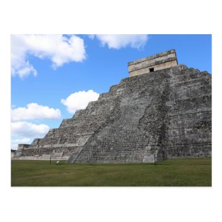 Chichen Itza Temple of Kukulcan south-west View Postcard