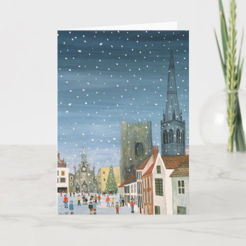 Chichester Cathedral A Snow Scene Holiday Card