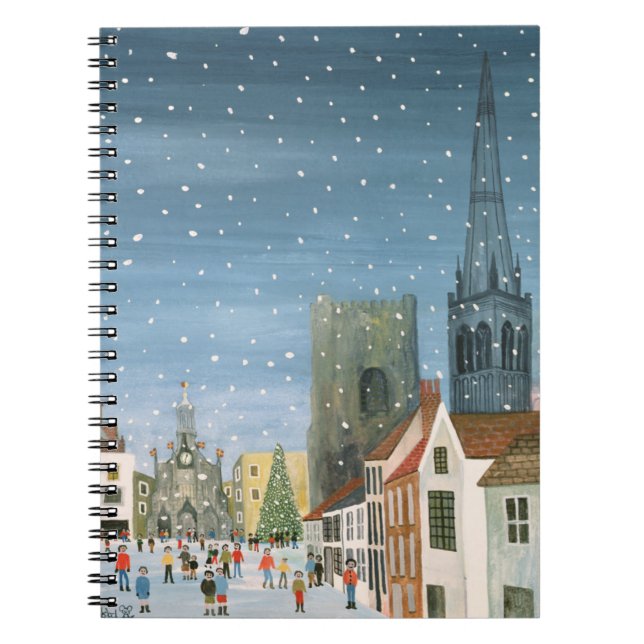 Chichester Cathedral A Snow Scene Notebook (Front)