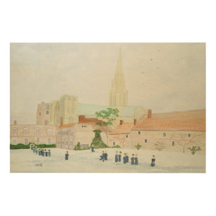 Chichester Cathedral and Visiting Choir Wood Wall Decor