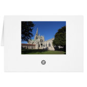 Chichester Cathedral card (Back Horizontal)