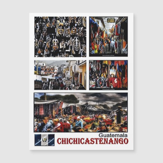 Chichicastenango - Mosaic - Guatemala - (Front)