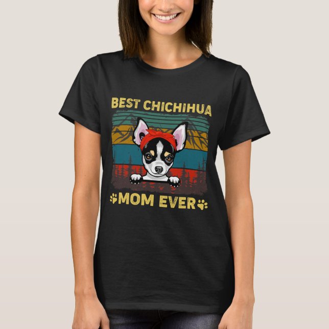 Chichihua Dog Lover Funny Vintage Best Chichihua T-Shirt (Front)