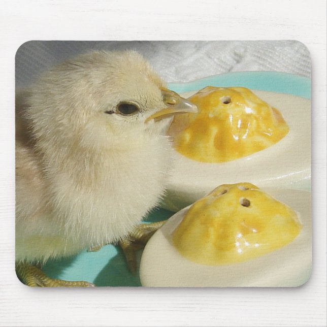 Chick and Deviled Eggs 2 Mouse Pad (Front)