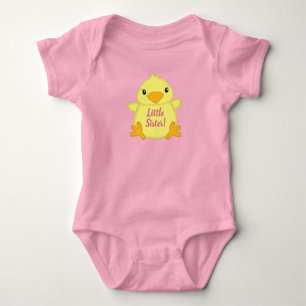 Chick Baby Shower Pink Baby Bodysuit