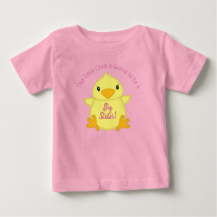 Chick Baby Shower Pink Baby T-Shirt