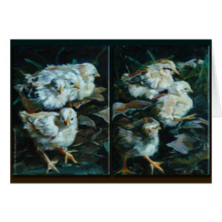 Chick Diptych Cards