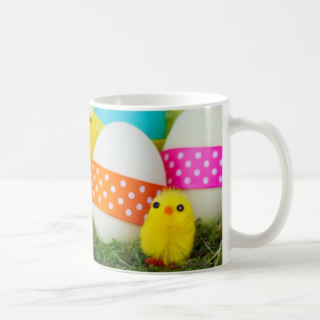 chick easter egg hunt coffee mug (Right)