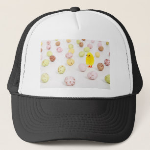 chick eggs easter trucker hat