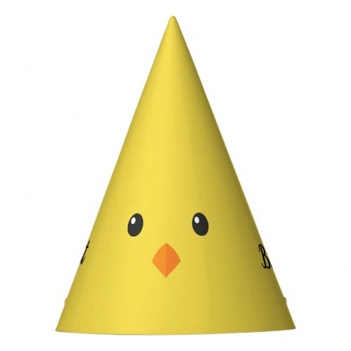 Chick Face Party Hat