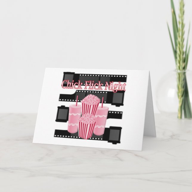 Chick Flick Night Invitation (Front)